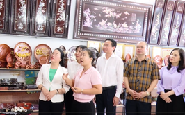 Đón đoàn cán bộ Hội Nông dân TP Hà Nội, TP Đà Nẵng và tỉnh Đồng Nai