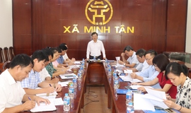 HĐND huyện giám sát tại xã Minh Tân