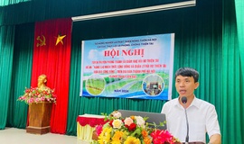 UBND XÃ LIÊN BẠT PHỐI HỢP VỚI CHI CỤC THUỶ LỢI VÀ PHÒNG, CHỐNG THIÊN TAI TỔ CHỨC HỘI NGHỊ TUYÊN TRUYỀN PHÒNG TRÁNH VÀ GIẢM NHẸ RỦI RO THIÊN TAI