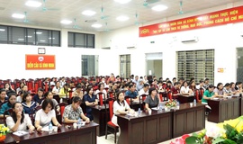 PHÒNG VĂN HOÁ - XÃ HỘI 2 XÃ BÌNH MINH & TAM HƯNG PHỐI HỢP TỔ CHỨC TẬP HUẤN KIẾN THỨC AN TOÀN THỰC PHẨM CHO CÁC CƠ SỞ GIÁO DỤC