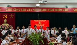 Liên đội trường Tiểu học Đại Kim tổ chức thành công Đại hội Liên đội năm học 2025 - 2026