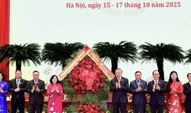 Khai mạc trọng thể Đại hội đại biểu Đảng bộ thành phố Hà Nội lần thứ XVIII, nhiệm kỳ 2025-2030