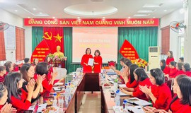Hội nghị cán bộ công chức, viên chức và người lao động trường Tiểu học Đại Từ phường Định Công, thành phố Hà Nội