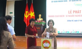 Quỹ Vì người nghèo phường Giảng Võ đạt hơn 1,3 tỷ đồng