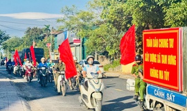 Xã Tam hưng ra quân tuyên truyền lưu động xây dựng Xã, phường không ma túy