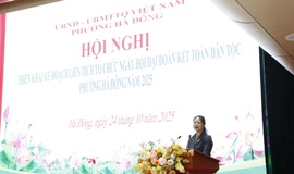 Phường Hà Đông triển khai kế hoạch tổ chức Ngày hội Đại đoàn kết toàn dân tộc năm 2025