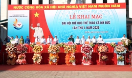 Xã Mỹ Đức Khai mạc Đại hội Thể dục Thể thao lần thứ I - Năm 2025