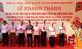 Phường Định Công đẩy mạnh đầu tư hạ tầng, giữ vững trật tự an toàn xã hội