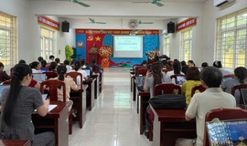 Xã Mỹ Đức tập huấn giải pháp thanh toán không dùng tiền mặt trong các trường học