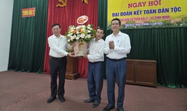 Ban công tác Mặt trận thôn Bãi 2 xã Bình Minh tổ chức Ngày hội Đại đoàn kết toàn dân