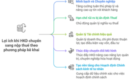 NGÀNH THUẾ TRIỂN KHAI 60 NGÀY CAO ĐIỂM CHUYỂN ĐỔI TỪ THUẾ KHOÁN SANG KÊ KHAI