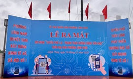 PHƯỜNG LĨNH NAM TRIỂN KHAI TUYẾN PHỐ 4.0 - THANH TOÁN KHÔNG DÙNG TIỀN MẶT