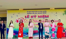 XÃ PHÚ XUYÊN TỔ CHỨC KỶ NIỆM 43 NĂM NGÀY NHÀ GIÁO VIỆT NAM 20/11 TẠI CÁC CƠ SỞ GIÁO DỤC