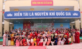 TRƯỜNG THCS CAO VIÊN: KHẲNG ĐỊNH VỊ THẾ - LAN TOẢ GIÁ TRỊ TRI ÂN