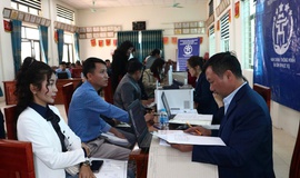 Tiếp nhận trên 60 bộ hồ sơ tại mô hình dịch vụ công lưu động thôn Đồi Dùng, xã Mỹ Đức