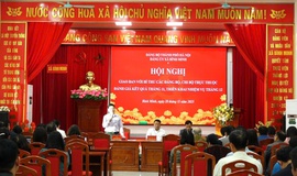 Đảng ủy xã Bình Minh giao ban công tác xây dựng Đảng tháng 11/2025