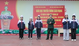 Giáo dục truyền thống cách mạng cho học sinh trường THCS Đại Nghĩa