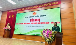 HỘI CỰU CHIẾN BINH PHƯỜNG LONG BIÊN TỔNG KẾT PHONG TRÀO THI ĐUA “CỰU CHIẾN BINH GƯƠNG MẪU” NĂM 2025