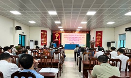 HĐND thị trấn Quốc Oai tổ chức kỳ họp thứ mười sáu thông qua phương án sắp xếp đơn vị hành chính cấp xã