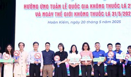 Hoàn Kiếm: Chung tay xây dựng môi trường không khói thuốc