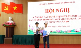 TRẠM Y TẾ XÃ BÌNH MINH: Tận tâm vì sức khỏe Nhân dân