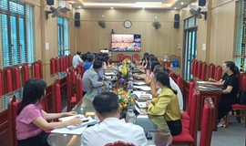 HỘI NGHỊ TRỰC TUYẾN VỀ CÔNG TÁC TỔ CHỨC ĂN BÁN TRÚ CHO HỌC SINH TIỂU HỌC