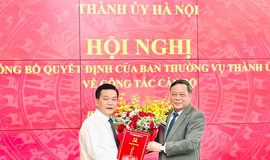 Đồng chí Lê Trung Kiên được phân công làm Phó Trưởng ban Tổ chức Thành ủy Hà Nội