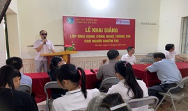 Toàn cảnh lễ khai mạc lớp ứng dụng công nghệ thông tin cho người khiếm thính khu vực Mỹ  Đức