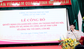 UBMTTQ xã Thư Lâm tổ chức Lễ công bố các Quyết định thành lập Ủy ban MTTQ Việt Nam xã và các tổ chức chính trị, xã hội xã Thư Lâm.
