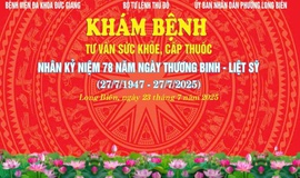 Thông báo lịch khám bệnh, chăm sóc sức khỏe, cấp phát thuốc miễn phí cho gia đình chính sách, người có công