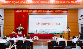HĐND phường Long Biên quyết nghị nhiều nội dung quan trọng phát triển địa phương