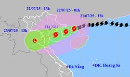 Tin cảnh báo lũ trên các sông ở thành phố Hà Nội (15h30 ngày 21/7/2025)