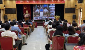 Cán bộ, công chức Cơ quan Đảng phường Hoàn Kiếm dự Hội nghị tập huấn Phần mềm quản lý văn bản và điều hành Thành phố