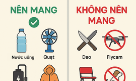 5 vật dụng nên mang theo và 5 thứ tuyệt đối không nên mang khi đi xem chương trình nghệ thuật tối 15/8 tại Nhà hát lớn