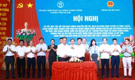 Hội nghị ký kết hợp tác, nâng cao chất lượng dịch vụ công trực tuyến, dịch vụ công toàn trình tại Mỹ Đức