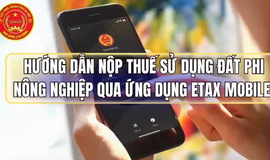 Hướng dẫn nộp thuế đất phi nông nghiệp trên ứng dụng eTax Mobile