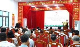 Hội nghị lấy ý kiến đóng góp vào dự thảo báo cáo chính trị trình Đại hội đại biểu MTTQ Việt Nam xã lần thứ I nhiệm kỳ 2025- 2030