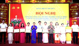Đảng bộ xã Mỹ Đức tổng kết công tác tổ chức Đại hội và quán triệt Nghị quyết Đại hội đại biểu Đảng bộ xã khóa I