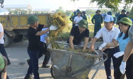 SÓC SƠN PHÁT ĐỘNG PHONG TRÀO VỆ SINH MÔI TRƯỜNG “SÁNG, XANH, SẠCH, ĐẸP”.