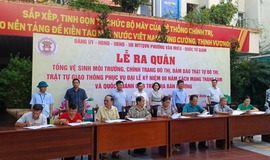 PHƯỜNG VĂN MIẾU - QUỐC TỬ GIÁM RA QUÂN TỔNG VỆ SINH MÔI TRƯỜNG