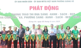 Xây dựng phường Giảng Võ văn minh, hiện đại
