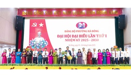 Đại hội đại biểu Đảng bộ phường Hà Đông lần thứ I, nhiệm kỳ 2025- 2030 thành công tốt đẹp