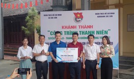 RA MẮT CÔNG TRÌNH THANH NIÊN CHÀO MỪNG ĐẠI HỘI ĐẢNG BỘ XÃ LẦN THỨ I, NHIỆM KỲ 2025-2030