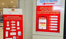 VNeID: Ứng dụng định danh, xác thực điện tử, nhận diện sinh trắc học phục vụ làm thủ tục lên tàu bay