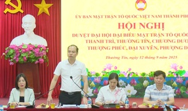 Các xã phía nam Thành phố chuẩn bị tốt các điều kiện để tổ chức Đại hội đại biểu Uỷ ban MTTQ Việt Nam xã, nhiệm kỳ 2025-2030.