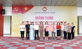 Ủy ban Mặt trận Tổ quốc Việt Nam phường Long Biên tổ chức khánh thành “Sân chơi cộng đồng” chào mừng thành công Đại hội Đại biểu MTTQ Việt Nam phường Long Biên lần thứ I, nhiệm kỳ 2025 - 2030