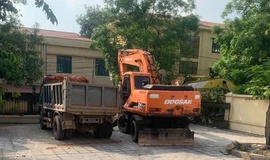 Công an xã Trung Giã kịp thời ngăn chặn hai vụ khai thác đất trái phép