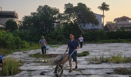Hội Cựu chiến binh xã Tam Hưng ra quân vệ sinh môi trường: Hành động thiết thực chào mừng Đại hội MTTQ và Đại hội Cựu chiến binh nhiệm kỳ 2025 – 2030