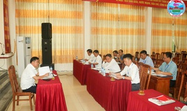 HỘI NGHỊ HỘI ĐỒNG BỒI THƯỜNG, HỖ TRỢ VÀ TÁI ĐỊNH CƯ CÔNG TÁC GIẢI PHÓNG MẶT BẰNG TRÊN ĐỊA BÀN XÃ HƯNG ĐẠO