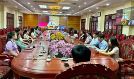 Điểm cầu xã Mỹ Đức dự tập huấn công tác xây dựng đảng, đoàn thể năm 2025